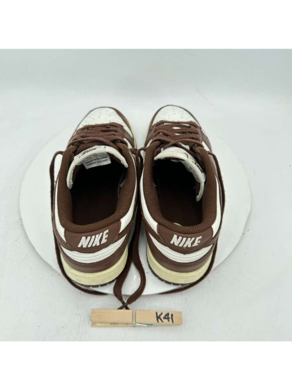 Nike Dunk Low Cacao Wow Women Size 10 DD1503-124 Sail Brown Training Shoes - Picture 9 of 11